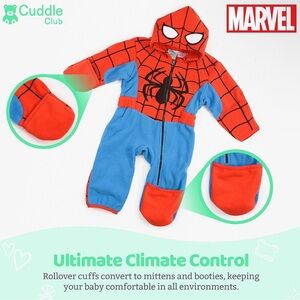 Superhero Web Crawler Costume - Red and Blue
